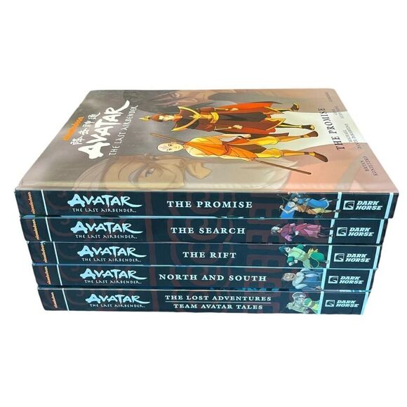 Avatar:The Last Airbender Comic Graphic Novel Lot/5 The Search The Rift North/So - Picture 3 of 3